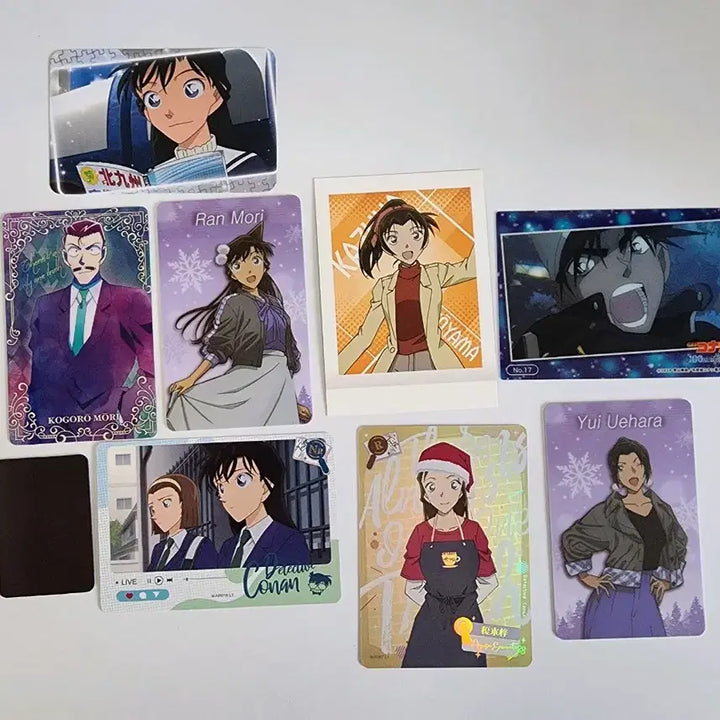 [BUNJANG] Detective Conan Ran Mouri / Kazuha Toyama Clear Card &amp; Photocard Bundle Set / 일괄) 명탐정 코난 모리 란 유명한 유미란 헤이지 클리어 카드 포토카드