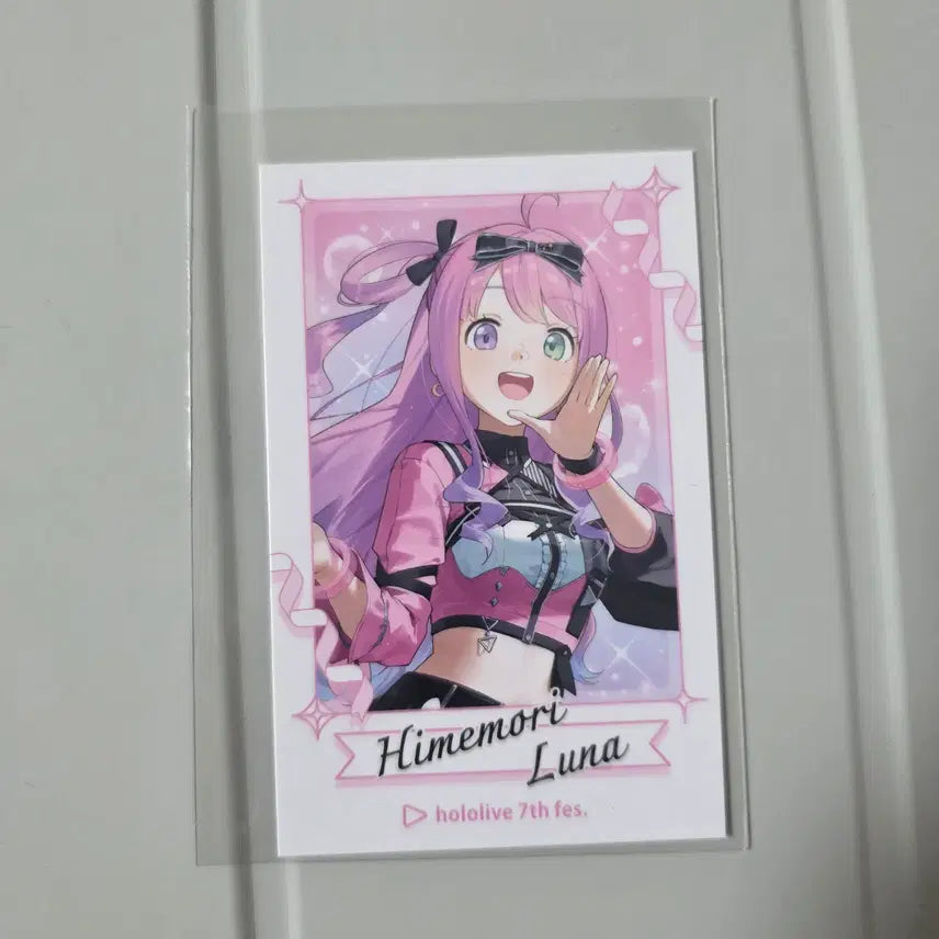 [BUNJANG] Hololive Himemori Luna 7th Festival Cheki / 홀로라이브 히메모리 루나 7th fes 체키