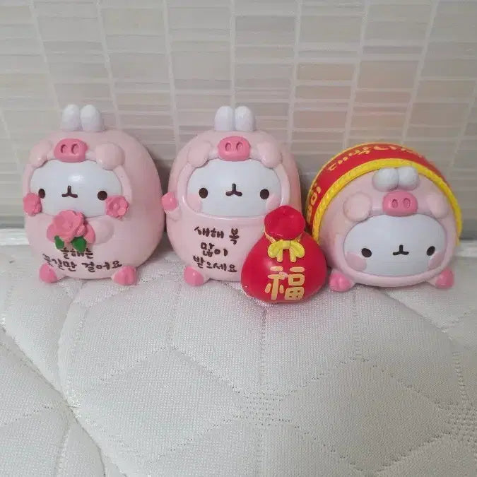 [BUNJANG] Molang Figure Bundle Set / (일괄)롯데리아 몰랑이 피규어