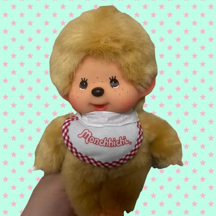 [BUNJANG] Monchhichi Beige Premium Standard Plush / 베이지 몬치치 프리미엄 스탠다드 정품