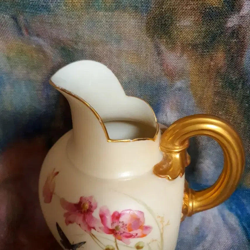 [BUNJANG] Royal Worcester Blush Ivory Flat Back Jug (19th Century) / 로얄 우스터 저그