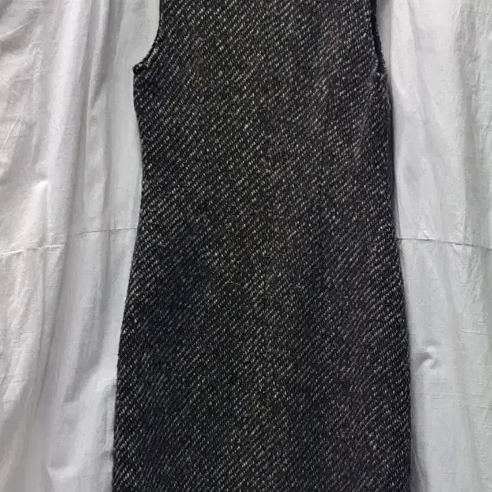[BUNJANG] Theory Herringbone Sleeveless Midi Dress Size 2 / theory 띠어리 헤링본 민소매 원피스 2