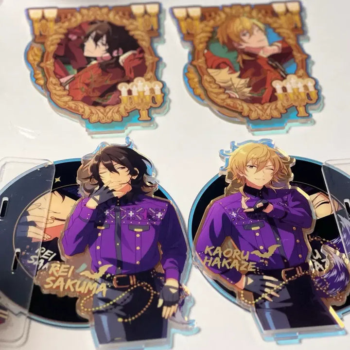 [BUNJANG] Ensemble Stars! 6th &amp; 5th Anniversary Ray &amp; Kaoru Acrylic Set / 앙스타 6주년 5주년 레이 카오루 아크릴 세트