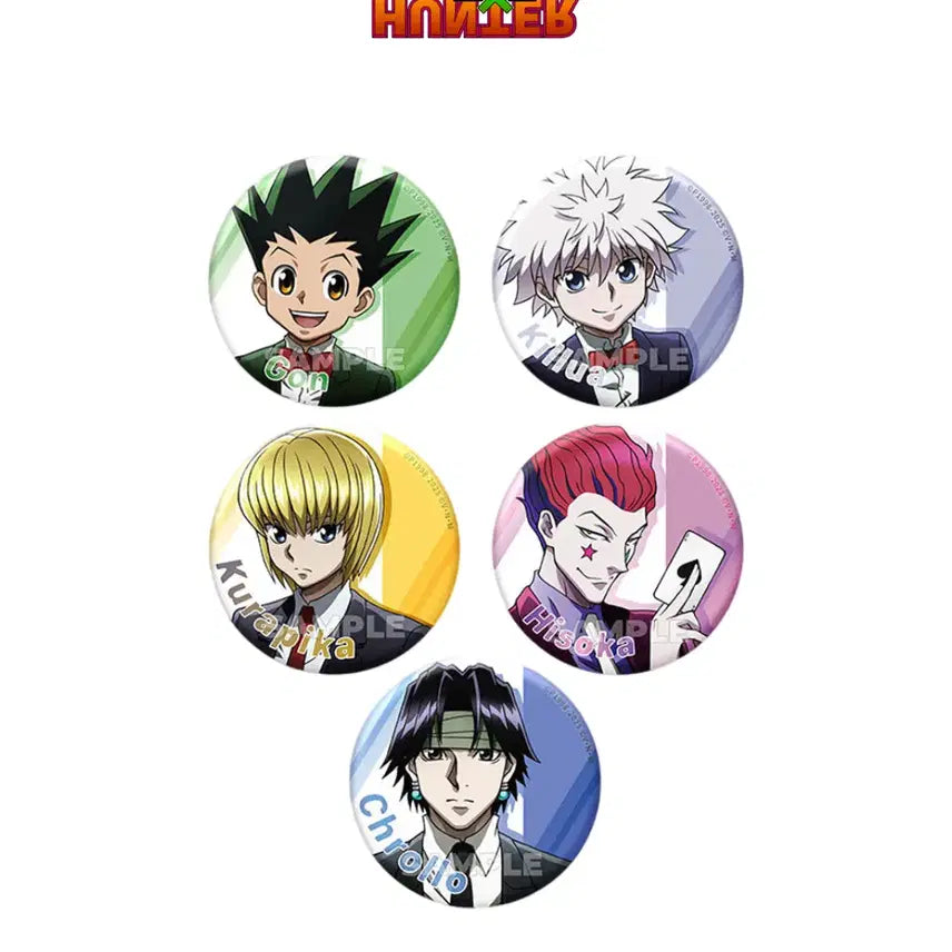 [BUNJANG] Hunter x Hunter Killua &amp; Gon Formal Badge Set / ((급처))키르아 곤 정장 뱃지 헌헌
