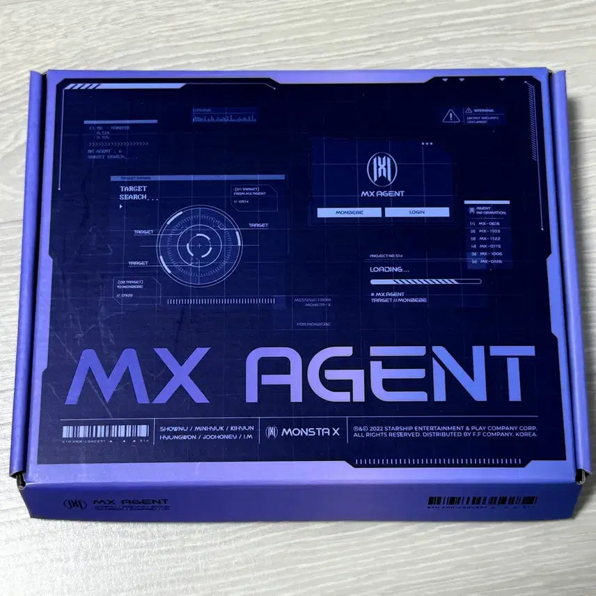 [BUNJANG] Monsta X 6th Fancon MX Agent Kit (Includes POB) / 특전 포함) 몬스타엑스 6기 팬콘 MX AGENT KIT