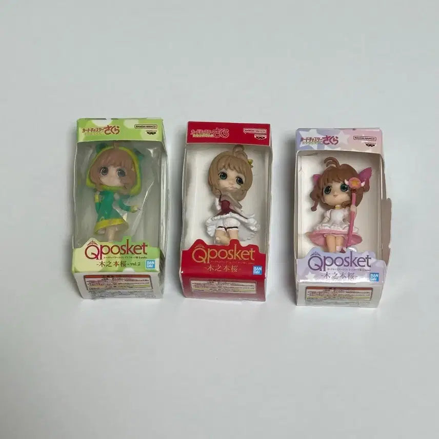 [BUNJANG] Cardcaptor Sakura Q posket Miniature Gacha Figures (Set of 3) / 카드캡터체리 큐포스켓 미니어처 가챠