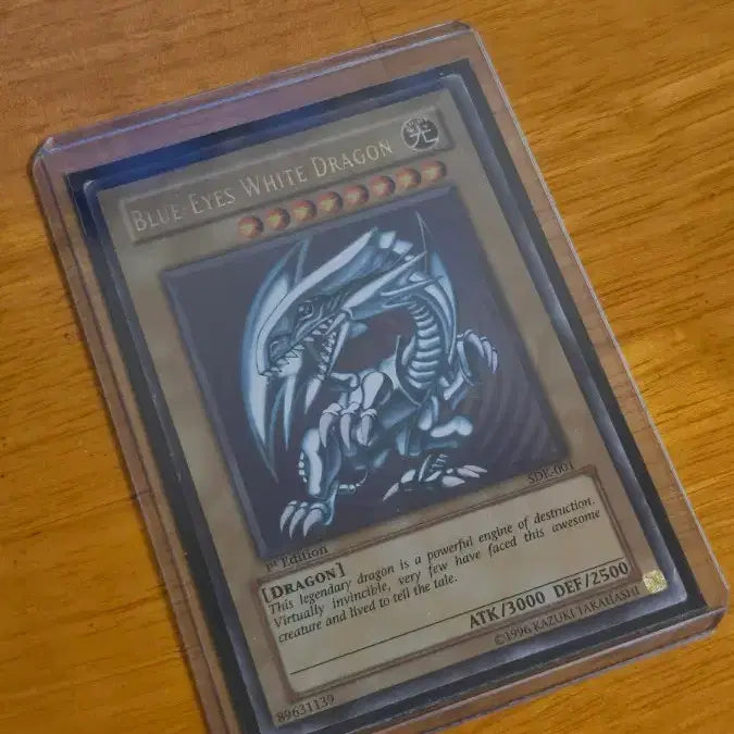 [BUNJANG] Yu-Gi-Oh! Blue-Eyes White Dragon SDK-001 1st Edition Card / 유희왕 푸른눈의백룡 SDK-001 1st Edition 카드