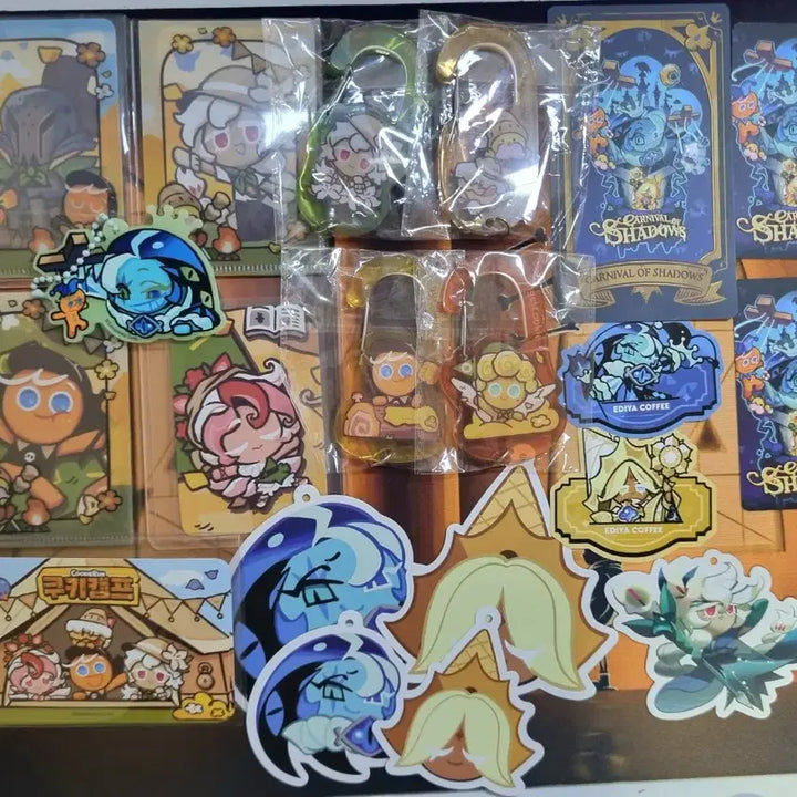 [BUNJANG] Cookierun Kingdom Cookie Camp Limited Photocard &amp; Goods Bundle Set / 배포8.5)쿠킹덤 쿠키런 킹덤 쿠키캠프 한정 희귀 포토카드&amp;굿즈 판매