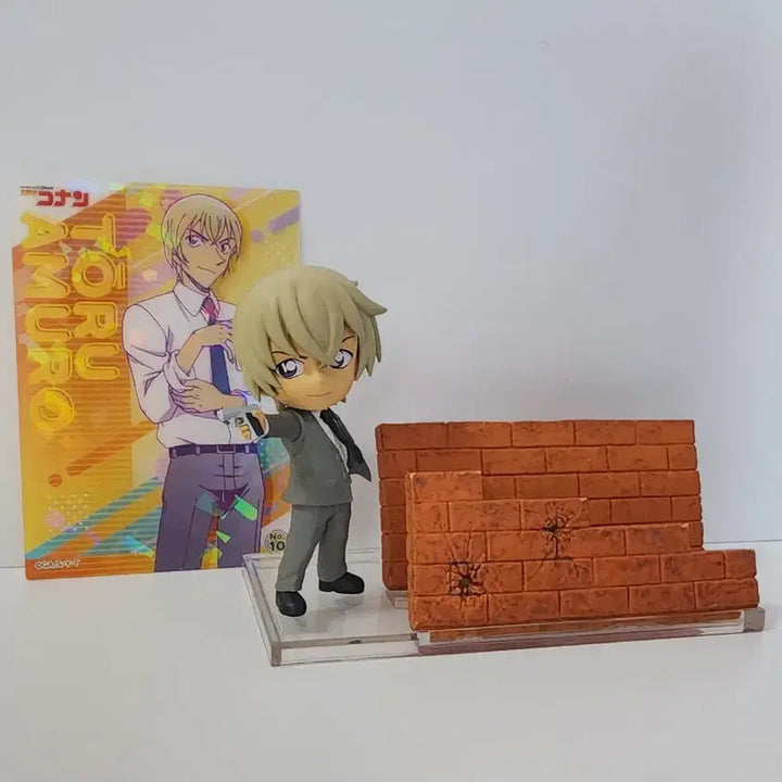 [BUNJANG] Detective Conan Amuro Tooru (Rei Furuya) Desk Figure &amp; Acrylic Card Bundle Set / 일괄) 명탐정 코난 아무로 토오루 데스크 피규어 아크릴 카드 안기준
