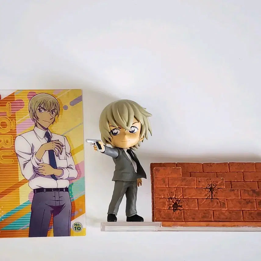 [BUNJANG] Detective Conan Amuro Tooru (Rei Furuya) Desk Figure &amp; Acrylic Card Bundle Set / 일괄) 명탐정 코난 아무로 토오루 데스크 피규어 아크릴 카드 안기준