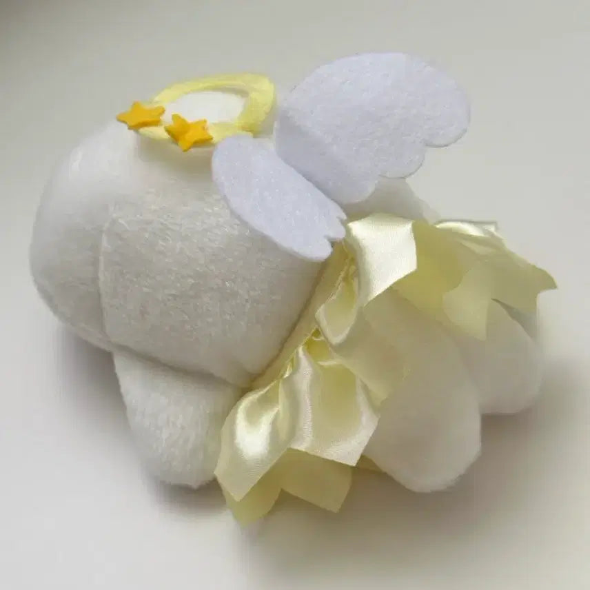 [BUNJANG] San-X Rare Angel Mamemoguma Plush / 오늘만할인) 고전 산엑스 레어 천사 마메고마 인형