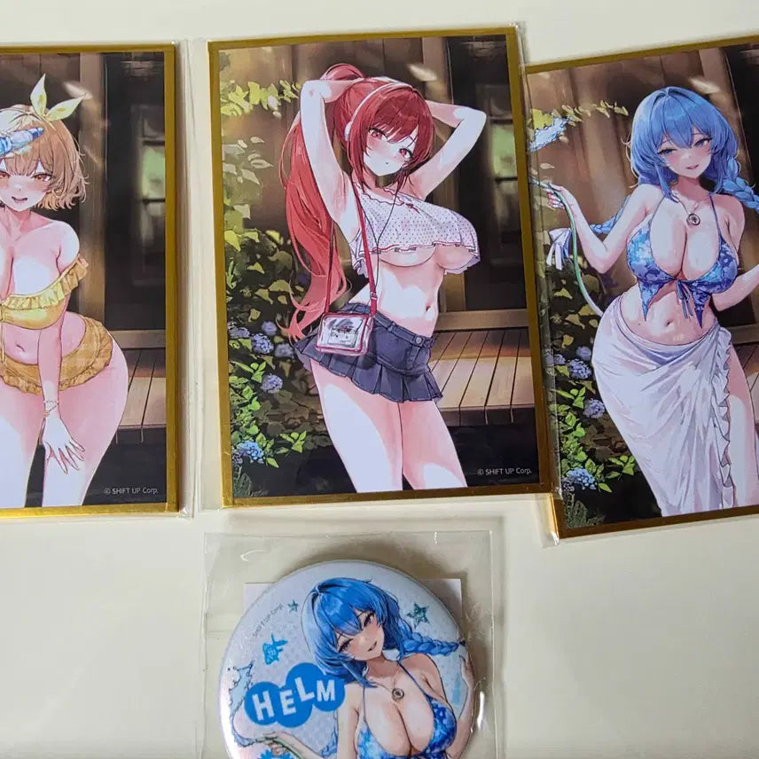 [BUNJANG] Nikke Summer Vacation Art Print / 니케 여름방학 색지 (헬름 판매완)