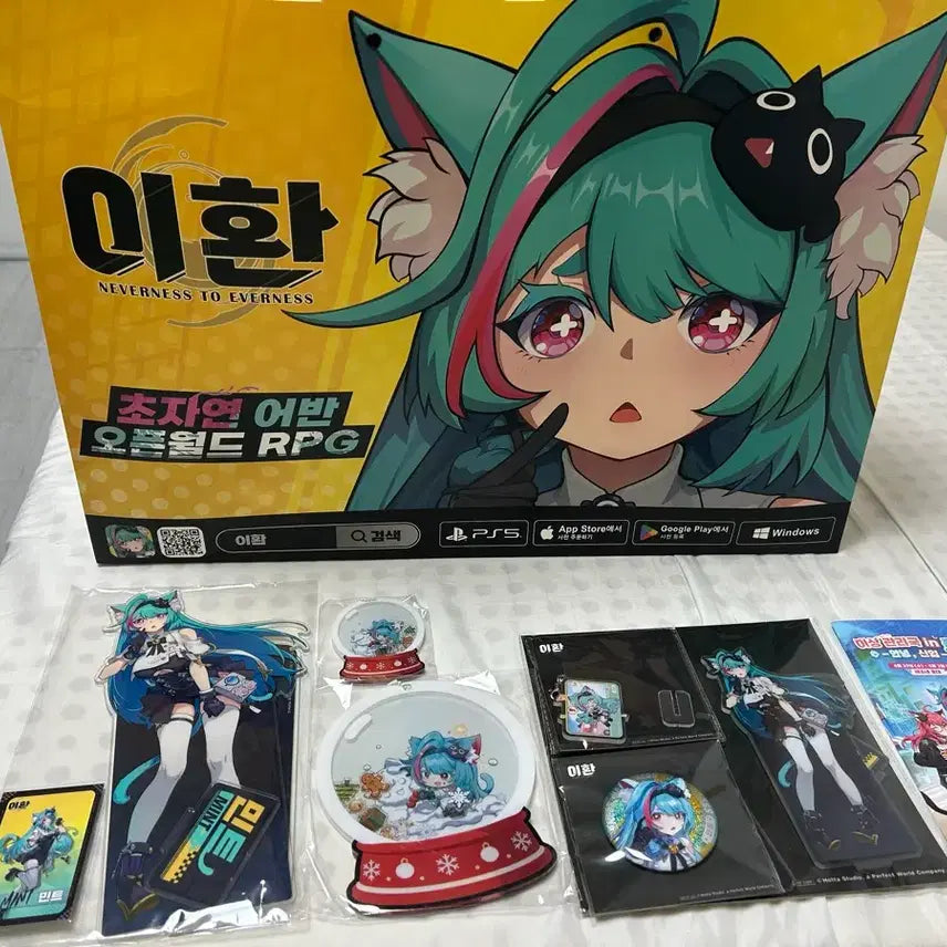 [BUNJANG] Lee Hwan Popup Store Mint Acrylic Full Set / 이환 팝업 민트 아크릴 풀세트