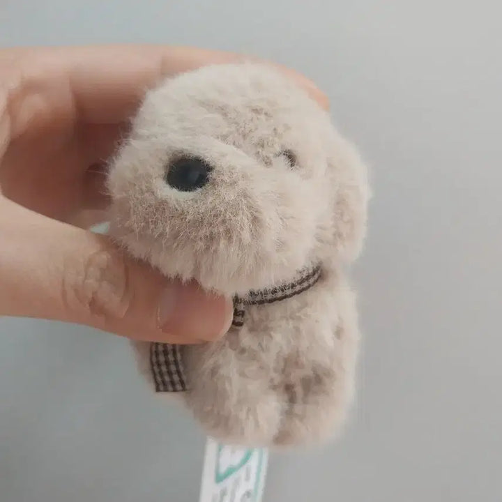 [BUNJANG] Miniature Puppy Plush Keychain / 강아지 털인형 키링