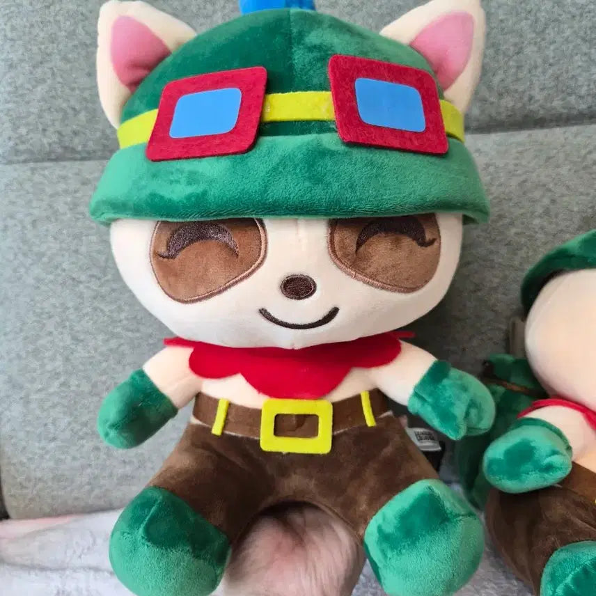[BUNJANG] League of Legends Teemo Medium Sitting Plush / 정품) 리그오브레전드 티모 중형 시팅 인형 새제품