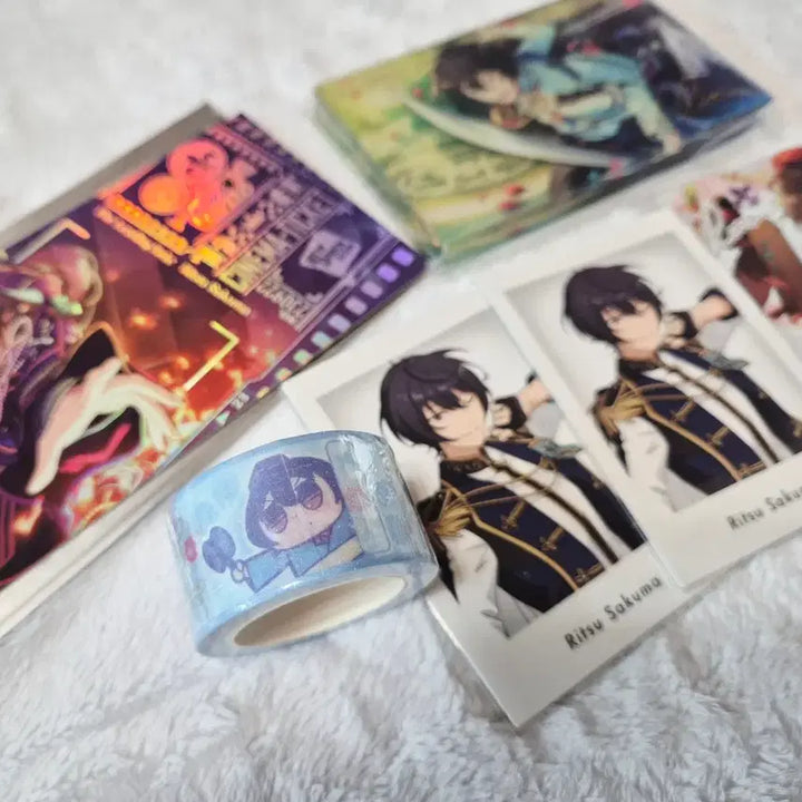 [BUNJANG] Ensemble Stars! Ritsu Akua Set Acrylic Heart Card Bundle Set / (미개봉) 앙스타 리츠 굿즈 아크릴 하트카드 일괄 급처