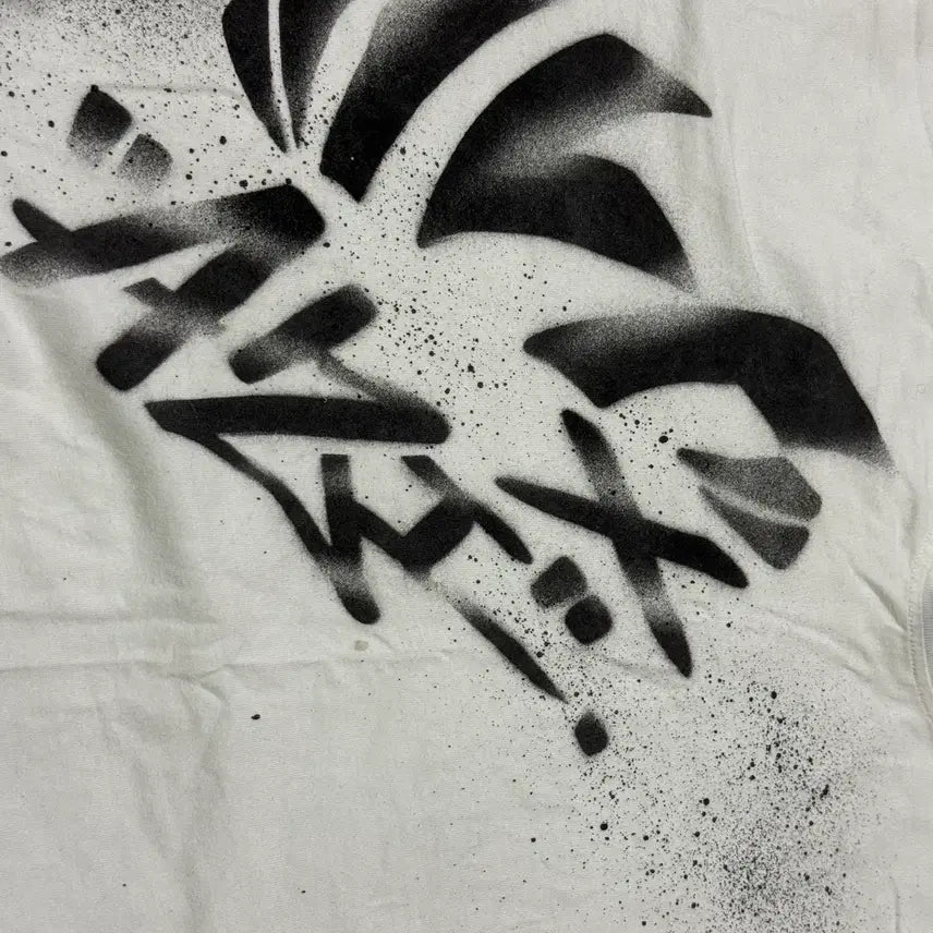[BUNJANG] IKE Project x AZI Collaboration Painted T-Shirt / 이케 IKE ike project 아이케이 한정 콜라보 티셔츠