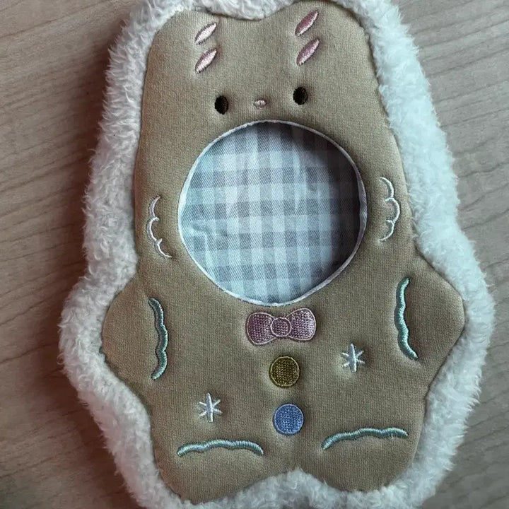 [BUNJANG] Bear Cookie Photocard Holder &amp; 10cm Doll Holder / 곰돌이 쿠키 포카홀더 10cm인형 홀더 누이 파우치