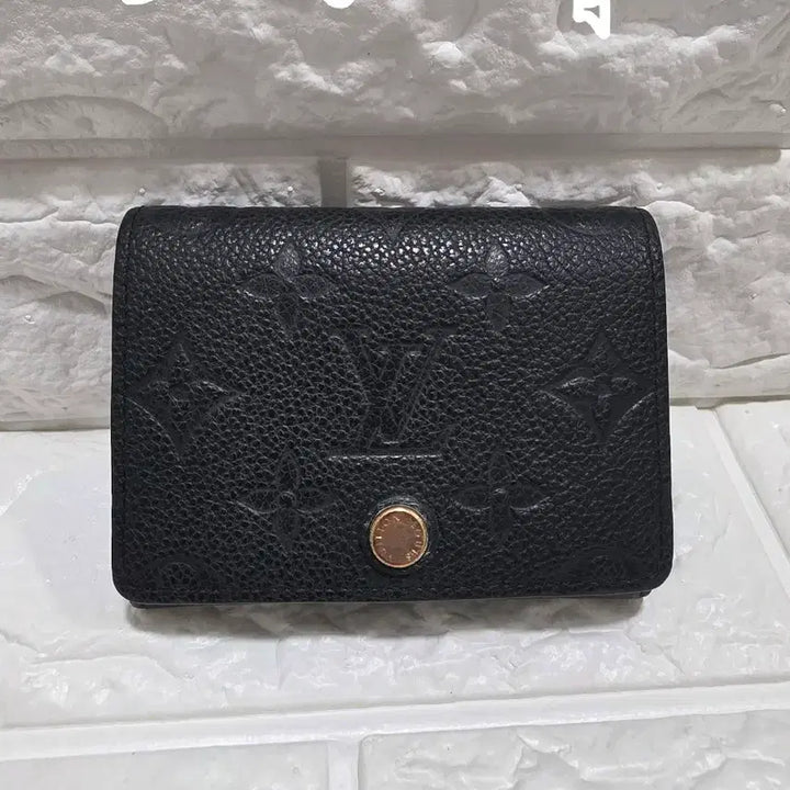 [BUNJANG] Louis Vuitton Monogram Embossed Leather Business Card Holder Black (M58456) / [공홈정품]루이비통  카드지갑