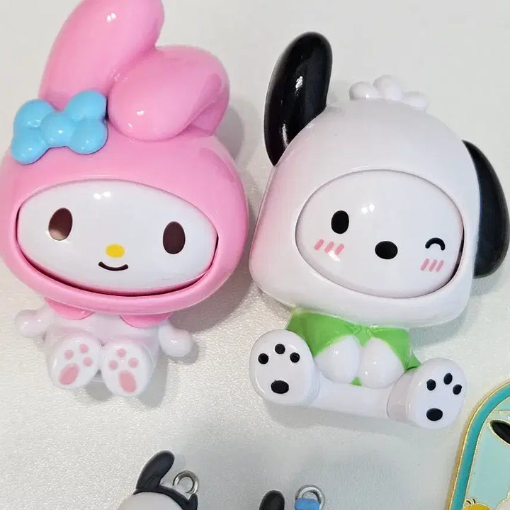 [BUNJANG] Sanrio My Melody, Pochacco, Pom Pom Purin Gachapon Figure Bundle Set / 산리오 마이멜로디 포차코 폼폼푸린 가챠 피규어 일괄