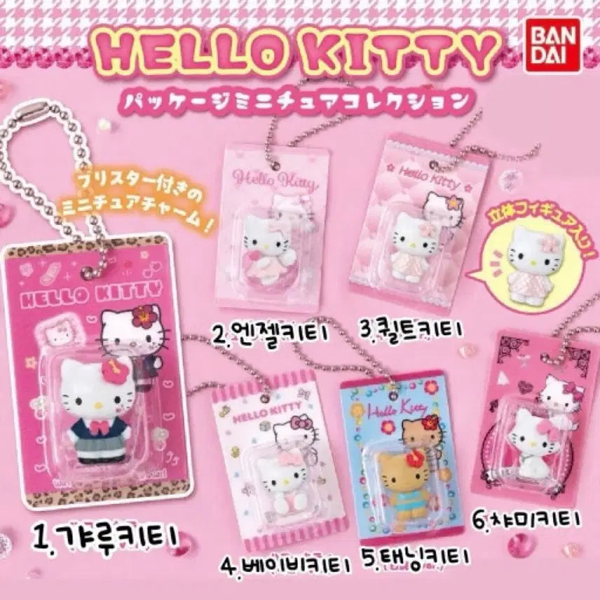 [BUNJANG] Hello Kitty Package Keychain Gacha / [ 새상품 ] 헬로키티 패키지 키링 가챠