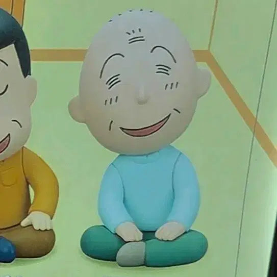 [BUNJANG] Chibi Maruko-chan Grandpa Shoulder Cushion / 미개봉) 마루코는 아홉살 할아버지