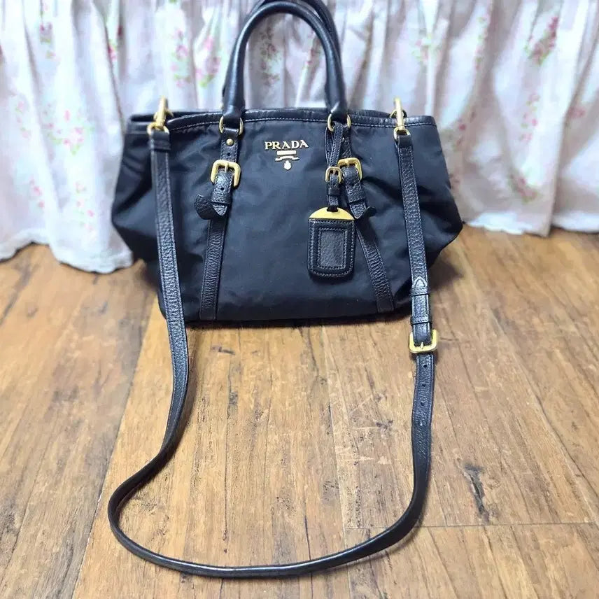 [BUNJANG] Prada Black Nylon Tote Bag / 프라다 블랙 토트백 숄더 크로스백 정품