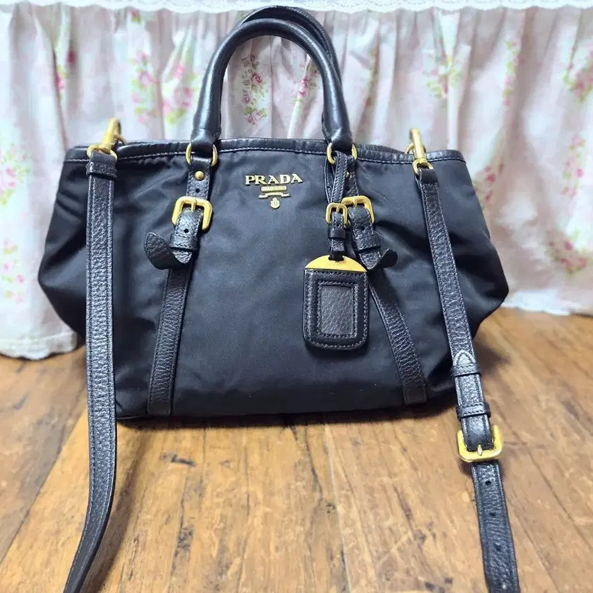 [BUNJANG] Prada Black Nylon Tote Bag / 프라다 블랙 토트백 숄더 크로스백 정품