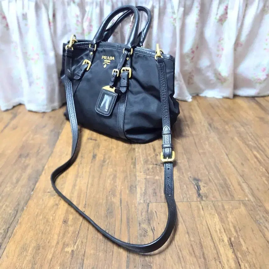 [BUNJANG] Prada Black Nylon Tote Bag / 프라다 블랙 토트백 숄더 크로스백 정품
