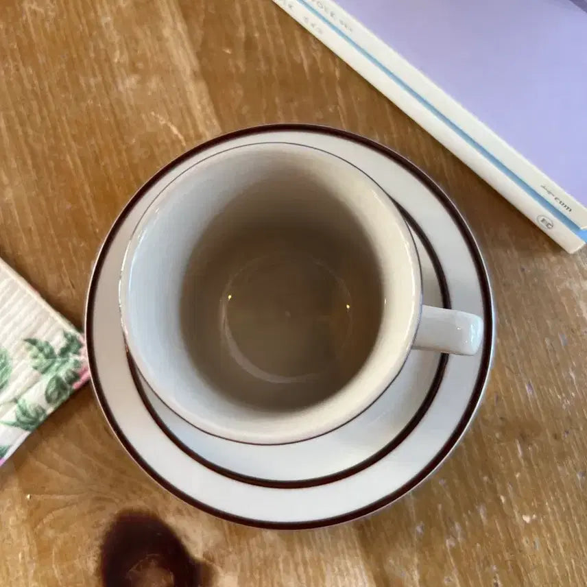 [BUNJANG] Japanese Vintage Teacup and Saucer Set / 일본 빈티지 찻잔 컵앤소서