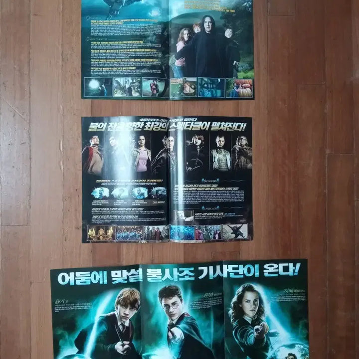 [BUNJANG] Harry Potter Movie Pamphlets Bundle Set (6 Types) / 영화팜플렛 해리포터 5종+ 덤 1종 총 6종 일괄 원개봉  전단지 포스터