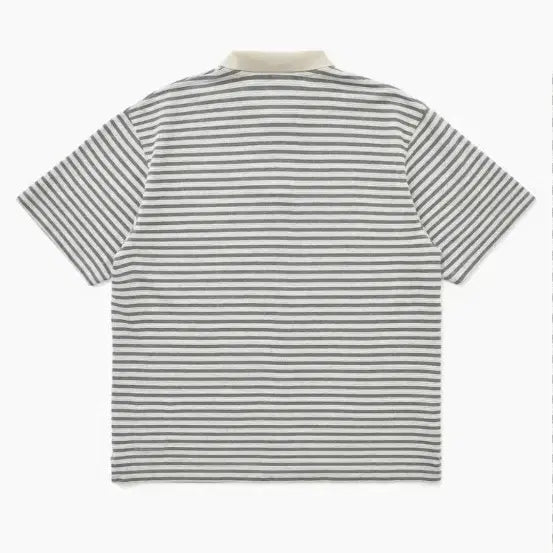[BUNJANG] Acne Studios 26SS Striped Polo T-shirt Grey / [XL]카키스 26SS 스트라이프 폴로 티셔츠 그레이