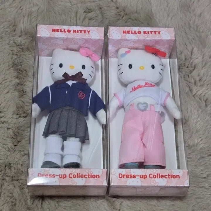 [BUNJANG] Hello Kitty Dress Up Collection Dolls Set (2 Types, Sealed) / 헬로키티 드레스업 컬렉션 인형 2종 세트 미개봉 새상품