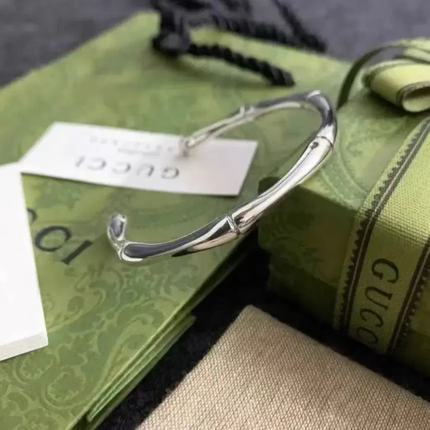 [BUNJANG] Gucci Bamboo Silver Bracelet / 구찌 뱀부 실버 팔찌