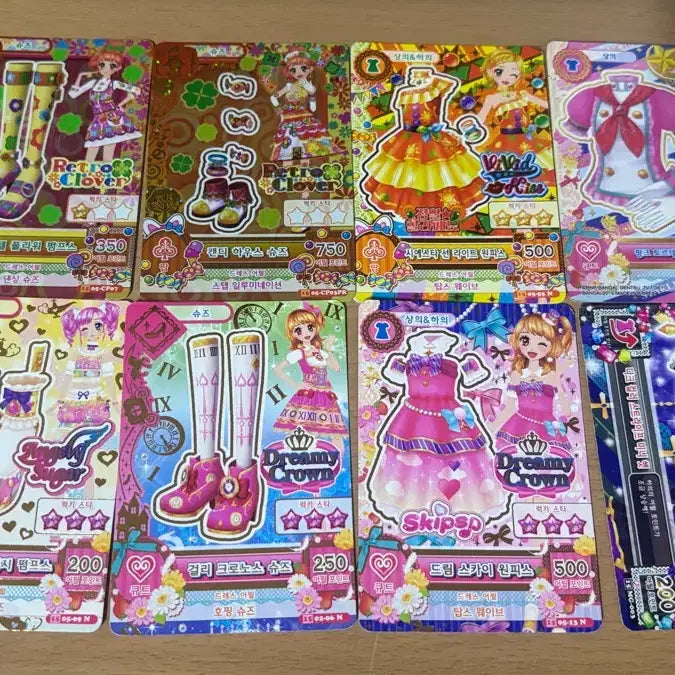 [BUNJANG] Aikatsu! Ichigo Akari Cocone Fre, Skip Cards Bundle Set / 아이카츠 아이엠스타 카드 스킵스 코코네 아카리 이치고 프레 조각 일괄 판