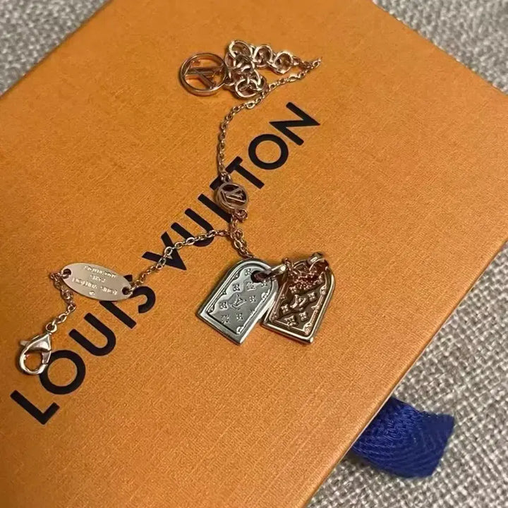 [BUNJANG] Louis Vuitton Tag Chain Necklace / 루이비통 태그 체인 목걸이