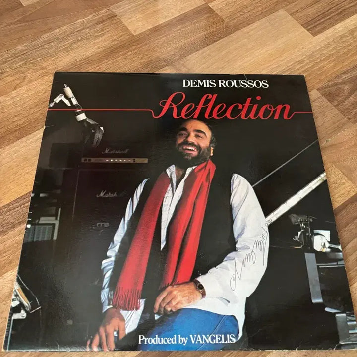 [BUNJANG] Demis Roussos Reflection LP Vinyl Record with Autograph / Demis Roussos Reflection LP 바이닐 음반