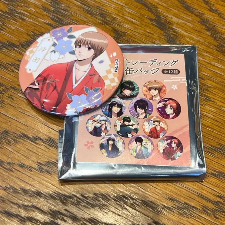 [BUNJANG] Gintama Hanami Trading Can Badge Sougo Okita / 은혼 트레이딩 꽃놀이 캔뱃지 오키타 소고