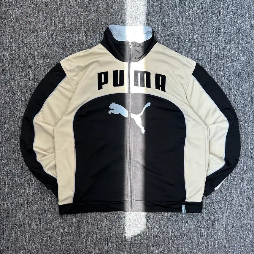 [BUNJANG] Puma Old School Big Logo Track Jacket Jersey XL / 퓨마 올드스쿨 빅로고 트랙 자켓 져지