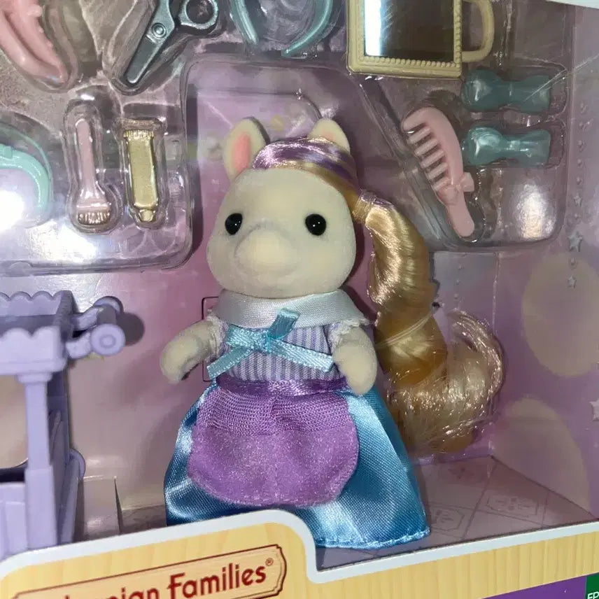 [BUNJANG] Sylvanian Families Pony Hair Stylist Set / 실바니안 포니의 헤어스타일링 미용사 세트