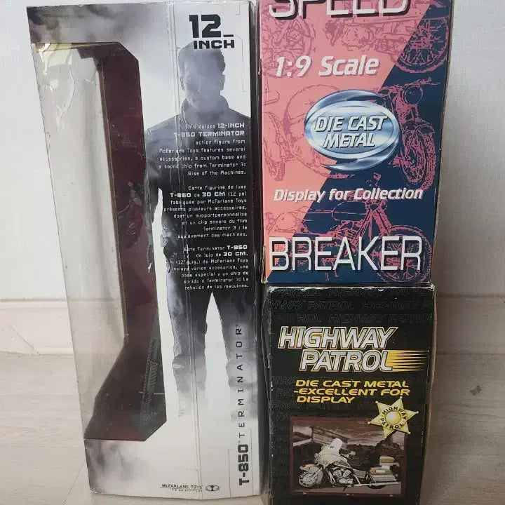 [BUNJANG] Taito T-MOST T-850 &amp; Bike Figure Bundle (Unsealed &amp; Sealed) / 단순개봉 터미네이터 T-850 &amp; 미개봉 바이크 피규어 일괄 판매