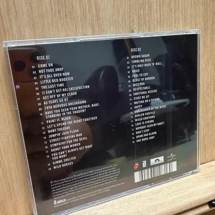 [BUNJANG] The Rolling Stones 50th Anniversary Best (2012) 2CD Set / 롤링스톤즈 50주년 기념  Best(2012) / 2CD