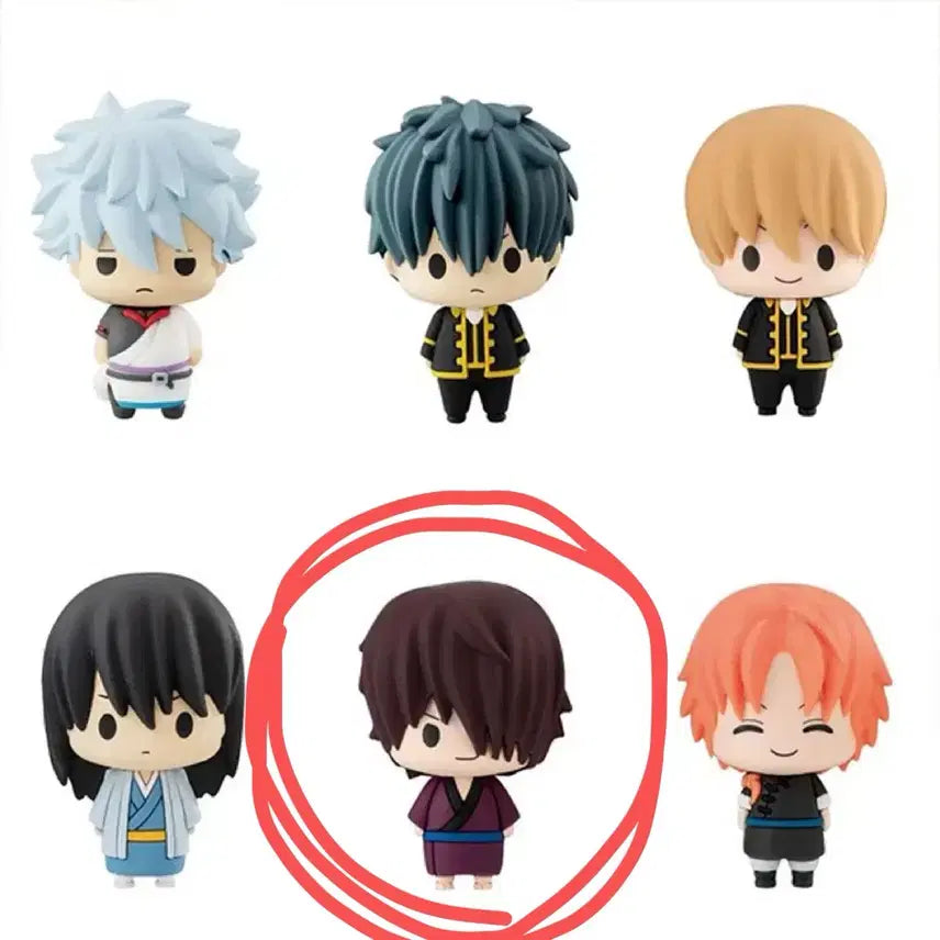 [BUNJANG] Gintama Chocoring Mascot Gacha / 은혼 초코링 쵸코링 초코린 쵸코린 마스코트 가챠