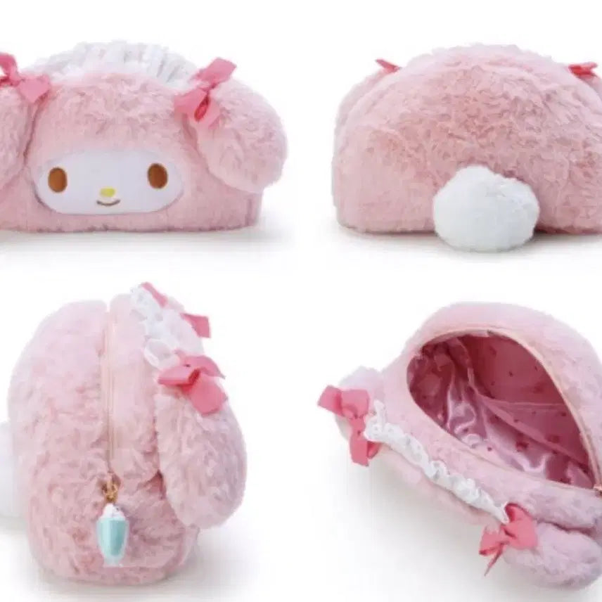 [BUNJANG] My Melody Pink Cosme de Cafe Waitress Maid Pen Case Pouch Parfait / 고전빈티지마이멜로디핑크코스메로카페스탭웨이트리스메이드펜케이스파우치파르페