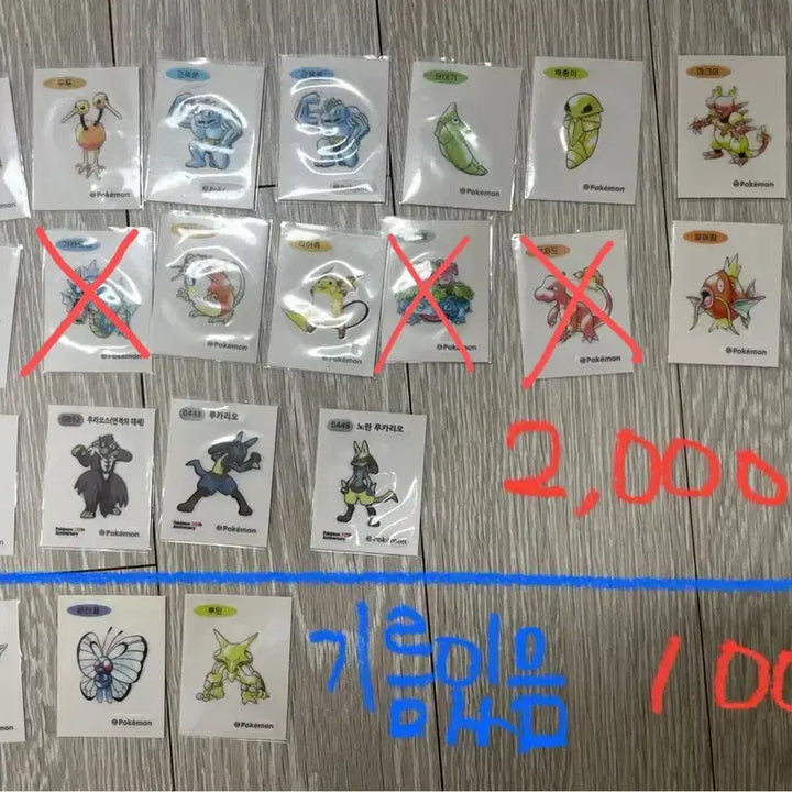 [BUNJANG] Pokemon Artwork Tteobuseal 30th Anniversary Sticker / 포켓몬 아트워크 띠부씰 30주년 기념 띠부씰  그외 판매