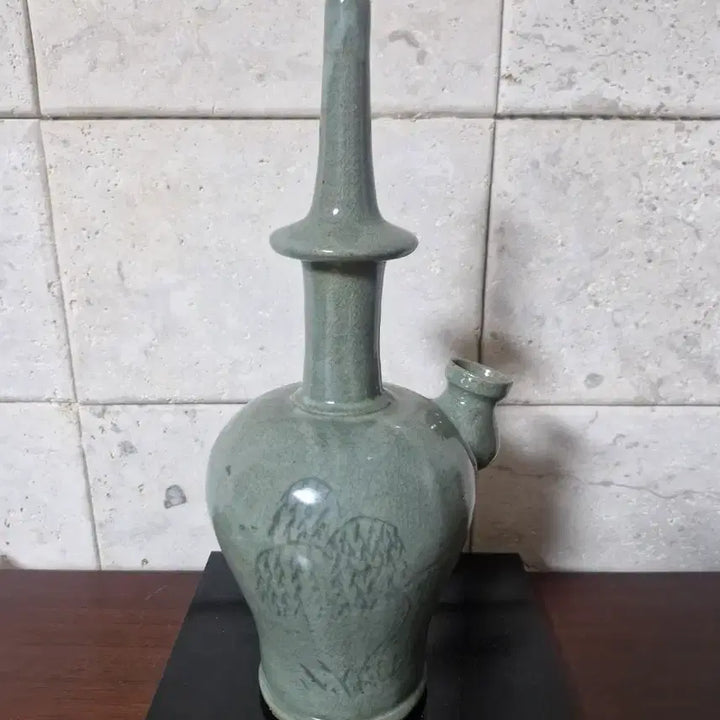 [BUNJANG] North Korean Celadon Ewer / 북한청자 상형 주전자 정병