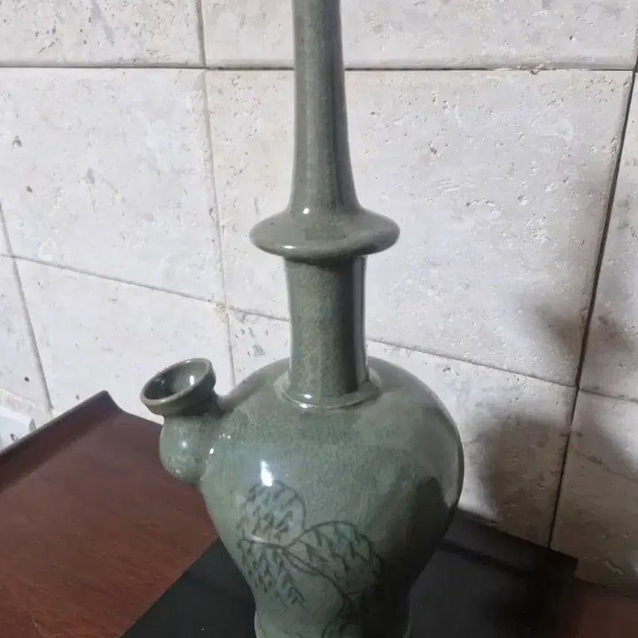[BUNJANG] North Korean Celadon Ewer / 북한청자 상형 주전자 정병