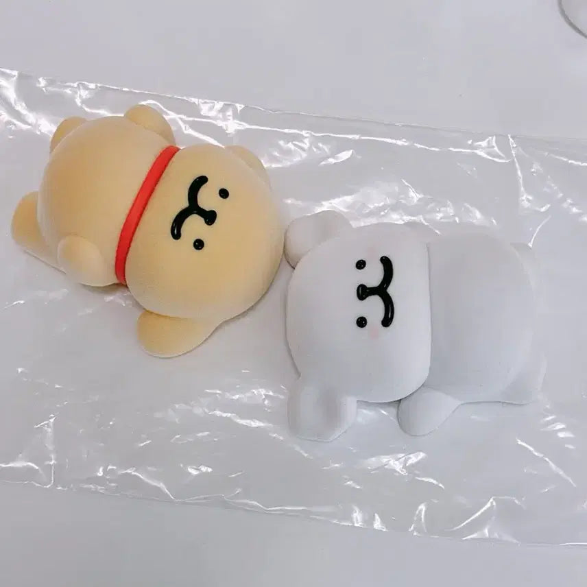 [BUNJANG] Maltese &amp; Retriever "Puppy Life" Figurines Set / 몰티즈 maltese 댕댕이라이프 피규어 몰티즈 앤 리트리버