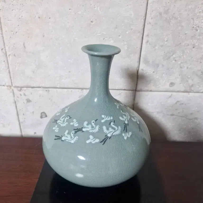 [BUNJANG] Woochun Jang Gi-eun Celadon Scholar Vase / 우천 장기은 도자기