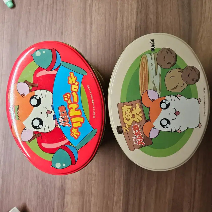 [BUNJANG] Hamtaro Classic Tin Case Bundle Sticker Storage Box / (일괄) 햄토리 틴케이스 고전 틴케 보관함 굿즈 지류 스티커 가챠 통